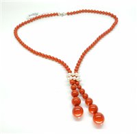 Collana Yukiko Donna Terra E Mare in Corallo CLD3658Y - CLD3658Y